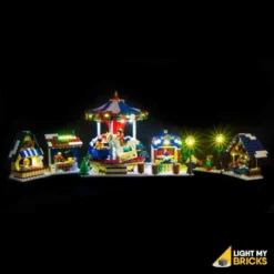 Light My Bricks - Verlichtingsset Geschikt Voor LEGO Winter Village Market 10235 -Building Blocks Store winter village market 5
