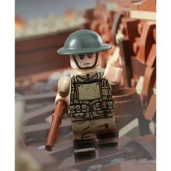 WW1 AEF Army Soldier -Building Blocks Store ww1 aef army soldier 2