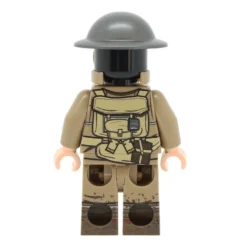 WW1 British Soldier With Gas Mask -Building Blocks Store ww1 british soldier with gasmask 2
