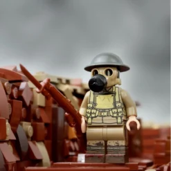 WW1 British Soldier With Gas Mask -Building Blocks Store ww1 british soldier with gasmask 4